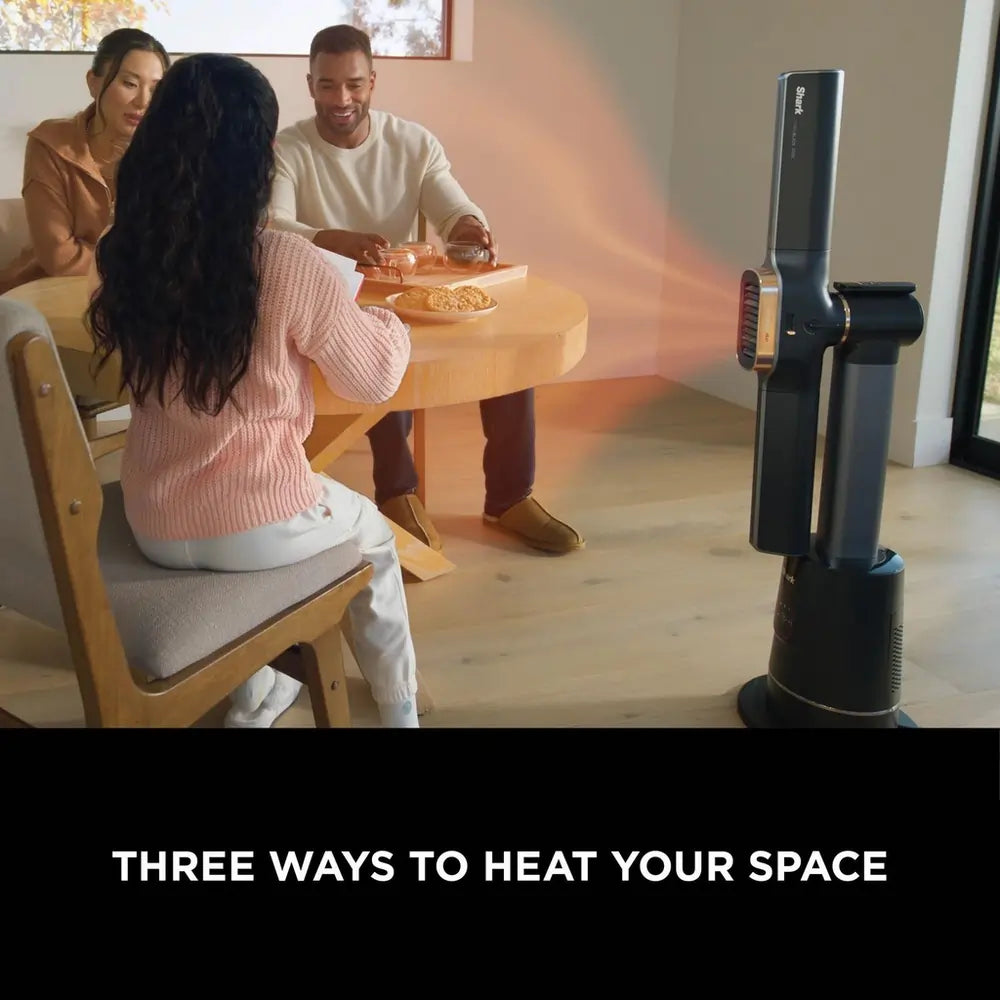 Shark TH200UK Fan & Heater, Charcoal