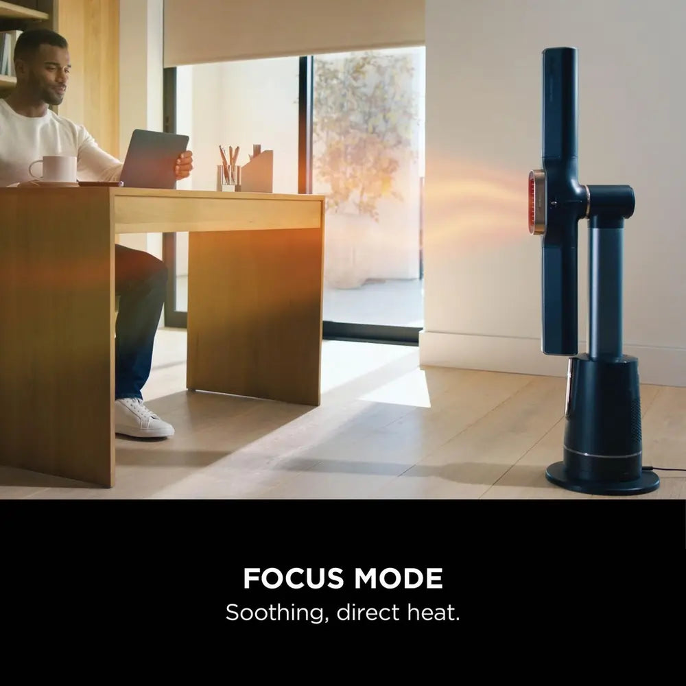 Shark TH200UK Fan & Heater, Charcoal
