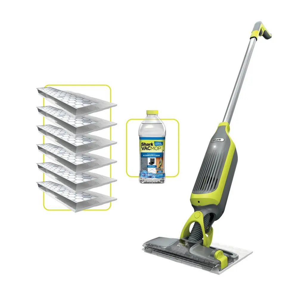 Shark VM200UK VacMop Cordless 2-in-1 Vacuum Mop with Targeted Spray, Charcoal Grey