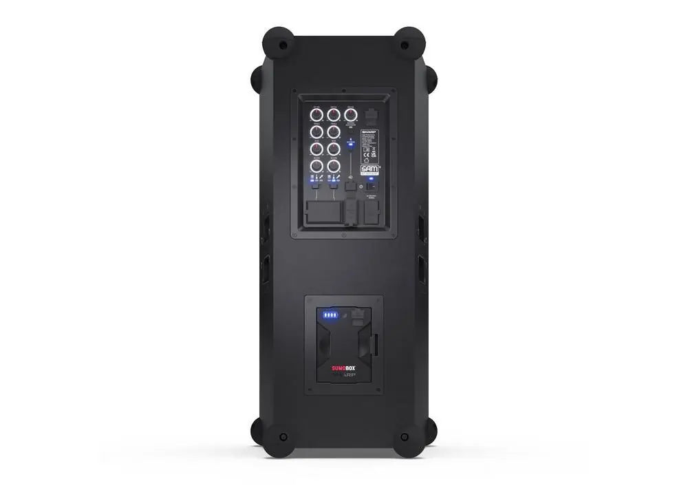 Sharp CPLS100 120W 2.0 Channel Sumobox Speaker - Black - 40622353842399 
