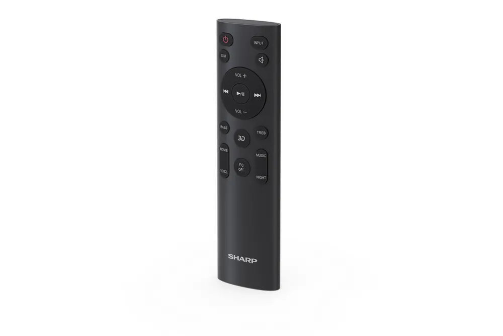 Sharp HTSB700 140W 2.0.2ch Compact Soundbar, Black - 43330545942751 