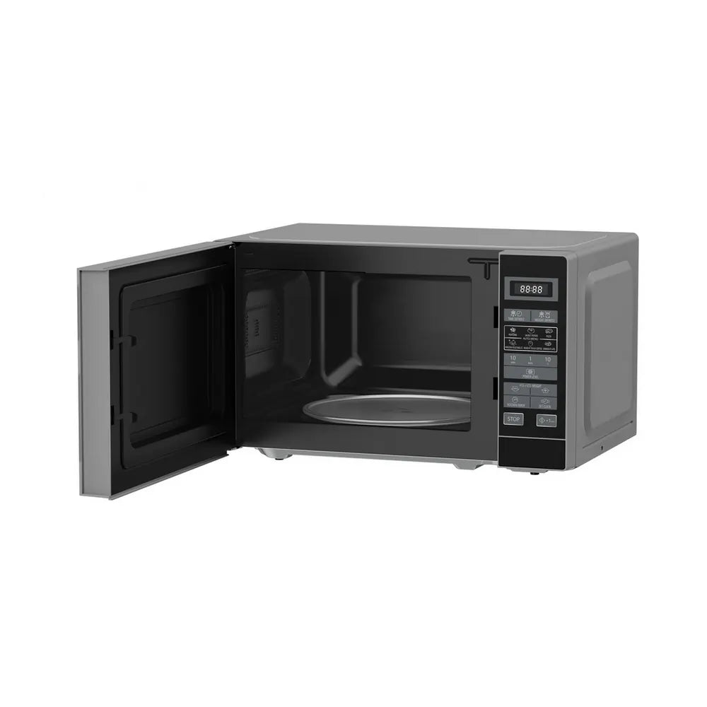 Sharp RDS202TSUK 800W 20 Litre Microwave Oven, Silver - 71785964798325 