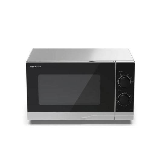 Sharp YCPS201AUS 700W 20 Litre Microwave Oven, Silver