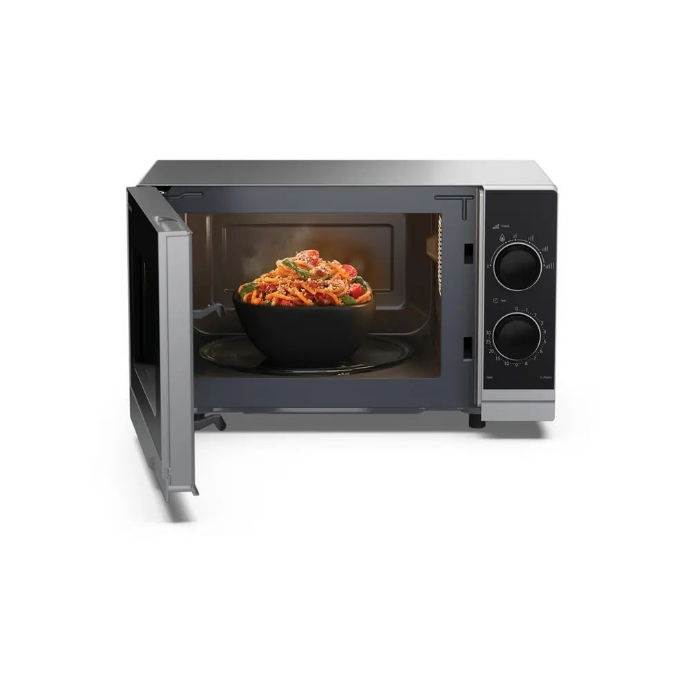 Sharp YCPS201AUS 700W 20 Litre Microwave Oven, Silver