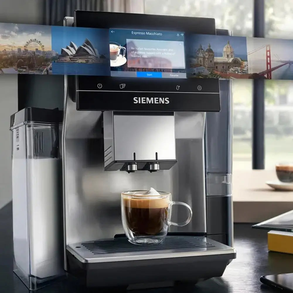 Siemens EQ700 TQ717GB3 Bean To Cup Coffee Machine, Stainless Steel - 71837742530933 