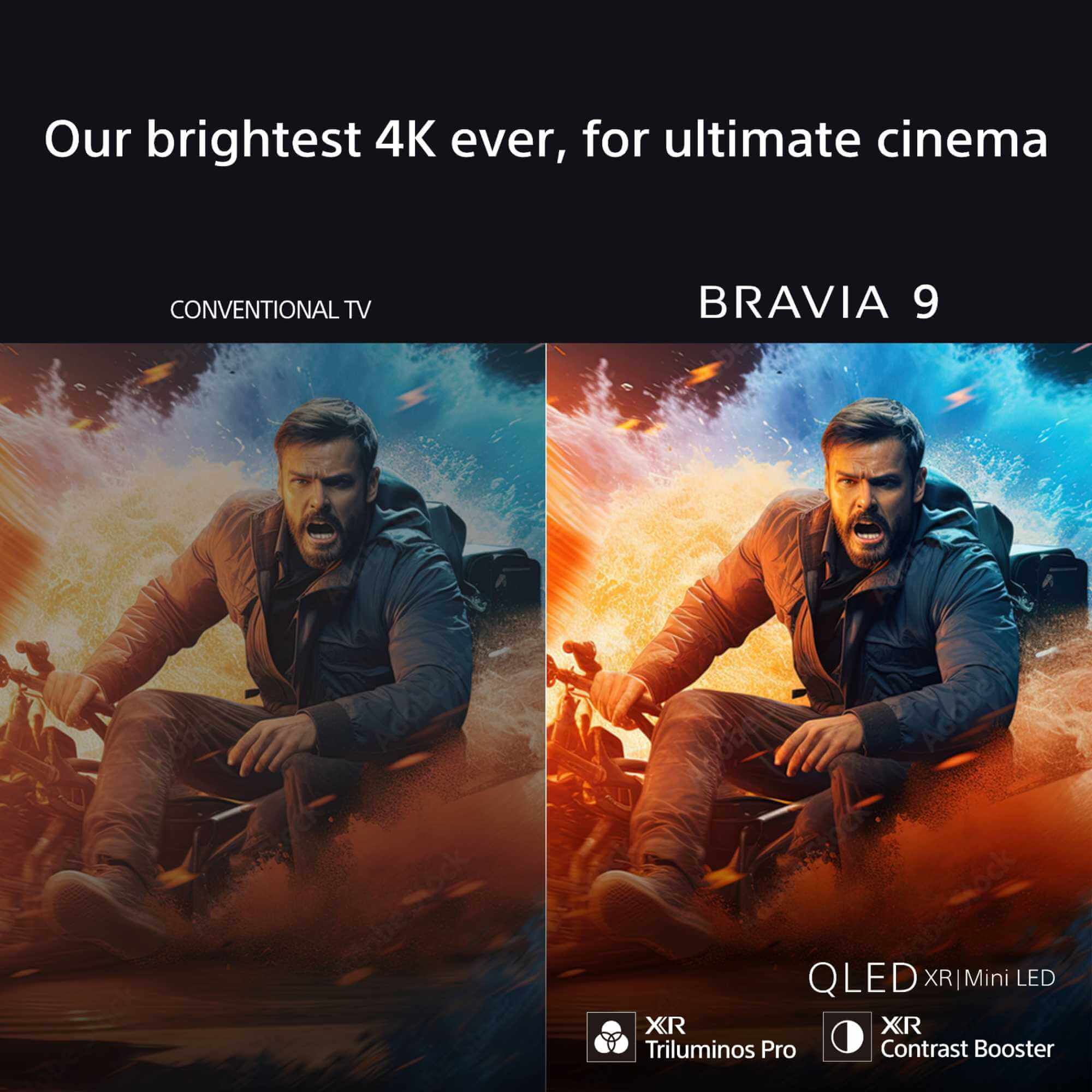 Sony K65XR90PU 65" BRAVIA 9 QLED 4K TV - Black -