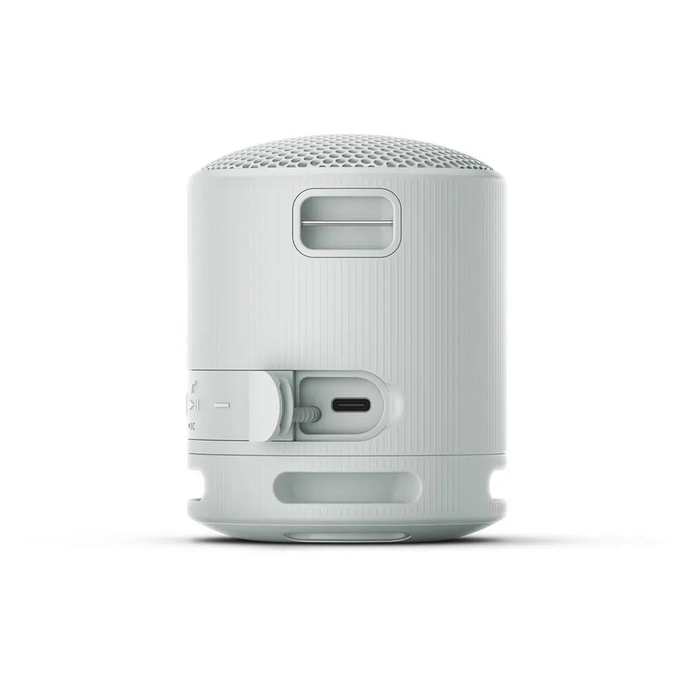 Sony SRSXB100H Waterproof Compact Bluetooth Wireless Speaker, Light Grey