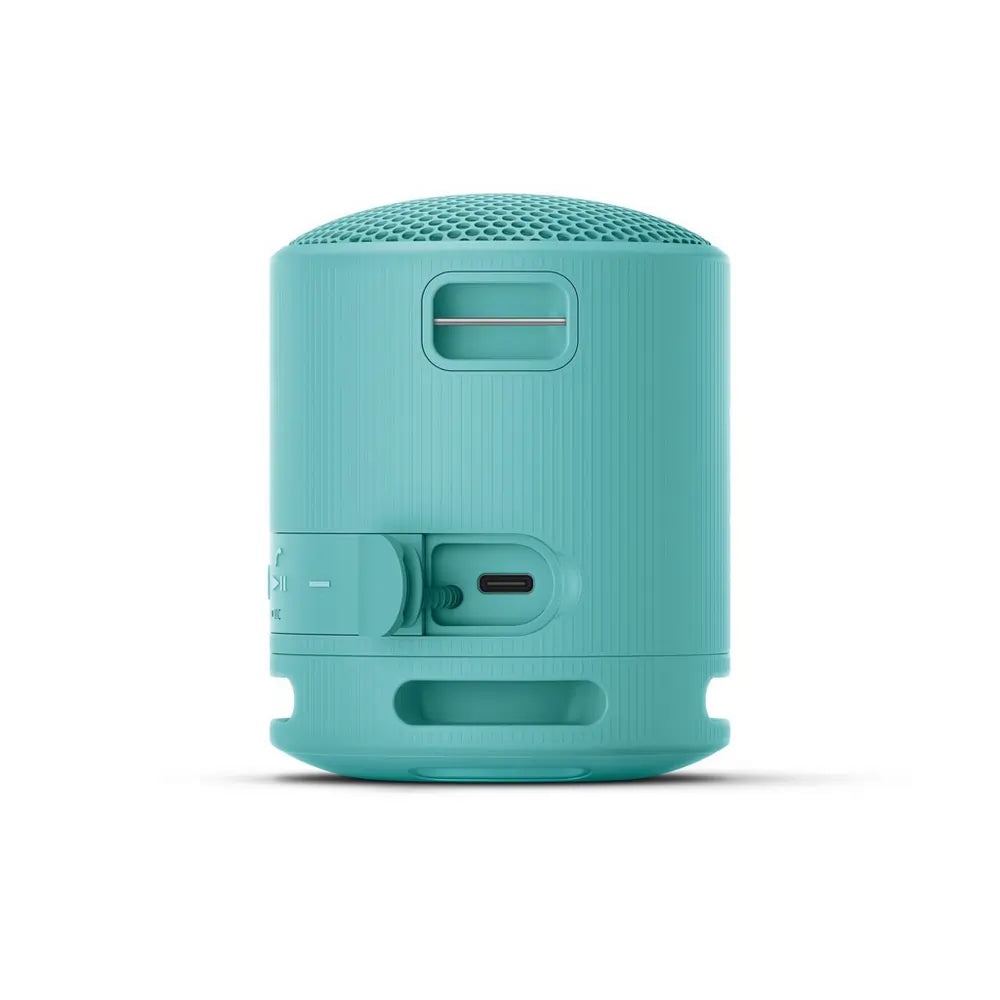 Sony SRSXB100L Waterproof Compact Bluetooth Wireless Speaker, Light Blue - 72435341132149 