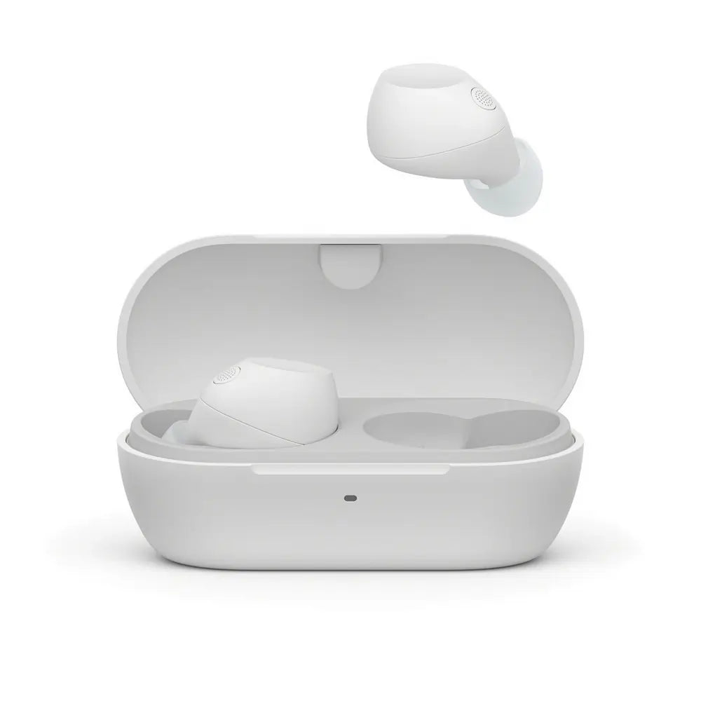 Sony WFC710NW Wireless Noise Cancelling Bluetooth Earbuds Headphones, White - 73688597889397 