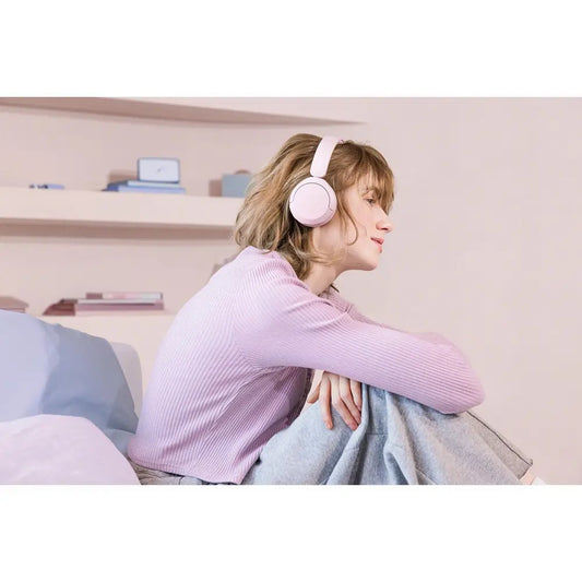 Sony WHCH520P Bluetooth Wireless On-Ear Headphones, Pink