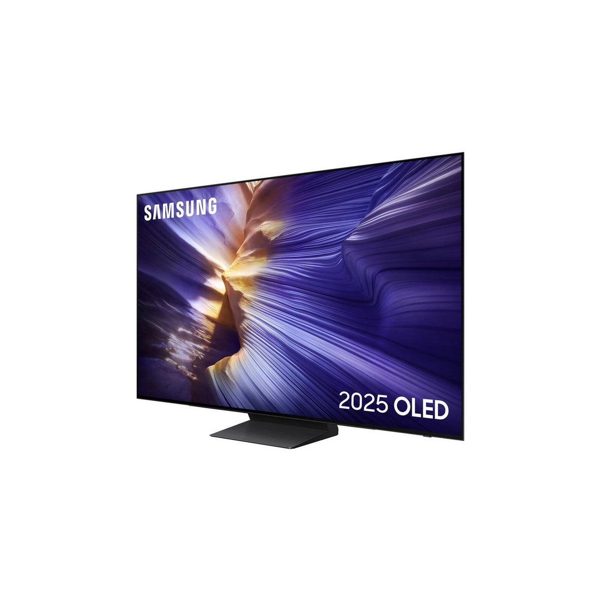 Samsung QE55S90FAEXXU 55" 4K OLED Smart AI TV, Dolby Atmos - Graphite Black