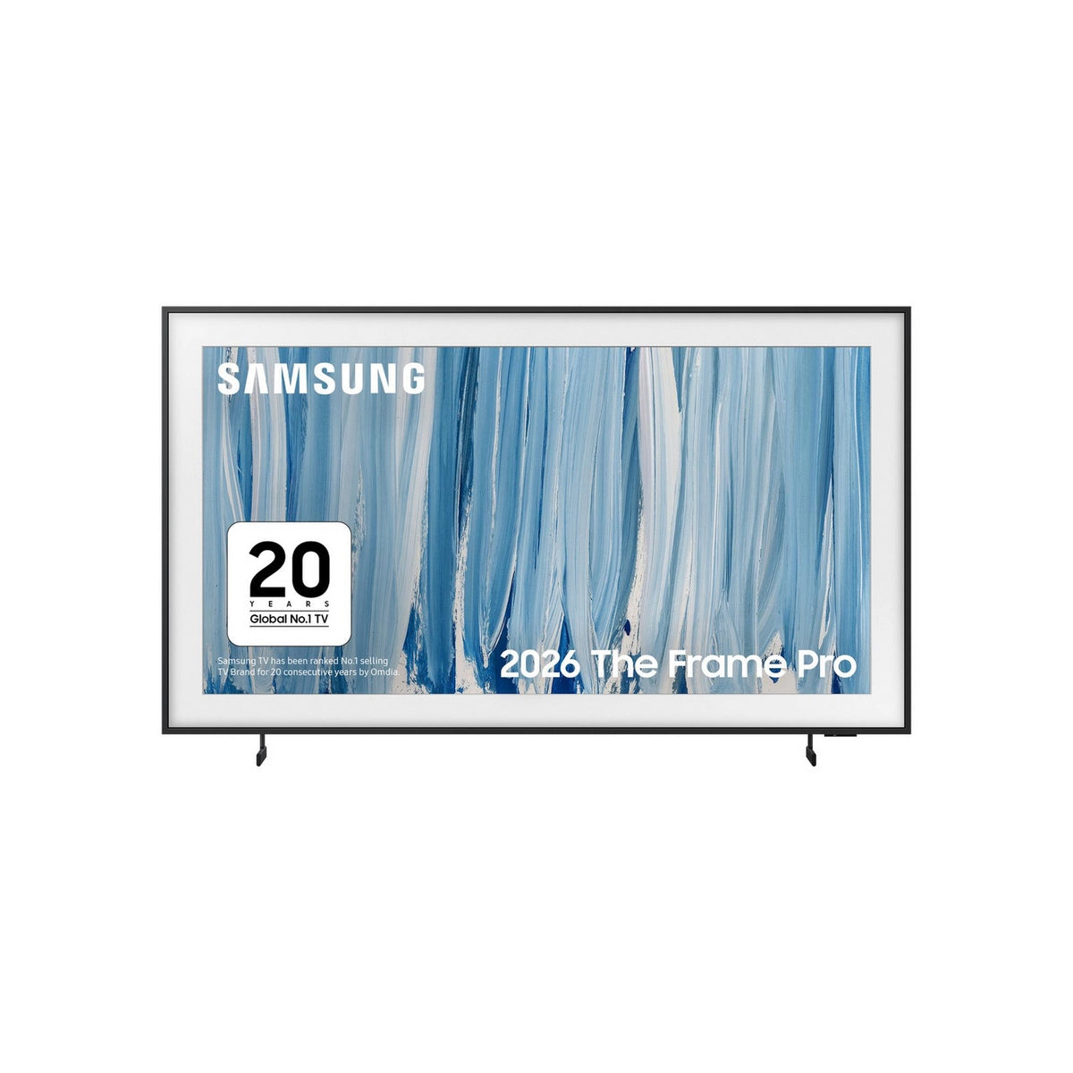 Samsung QE65LS03HWUXXU 65" 4K The Frame Pro Neo QLED 4K Vision AI Smart TV Art Mode & Wall Mount TV - Black