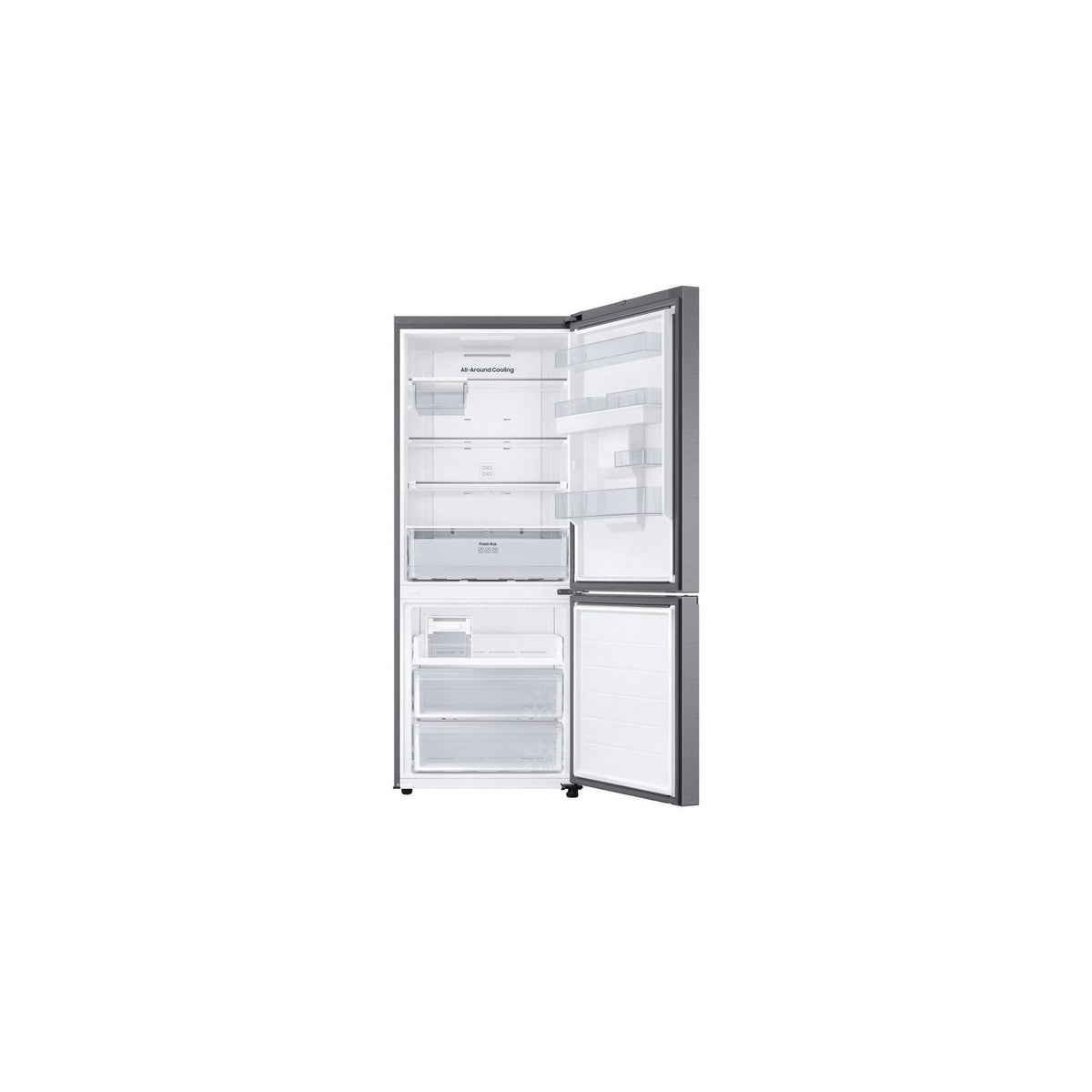 Samsung RB50DG632ES9EU 60/40 Freestanding Frost Free Fridge Freezer With Water Dispenser, 505 Litre, 75.9cm Wide - Silver