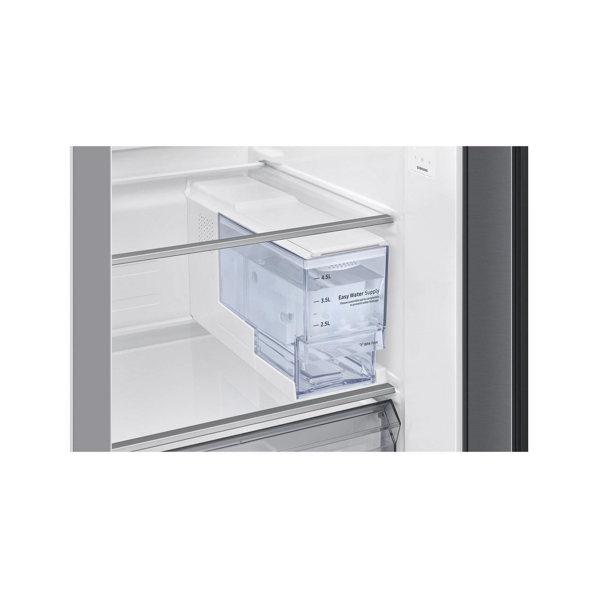 Samsung RS70F65KETEU 60/40 Freestanding American Fridge Freezer, 640 Litre, 91.2cm Wide - Silver