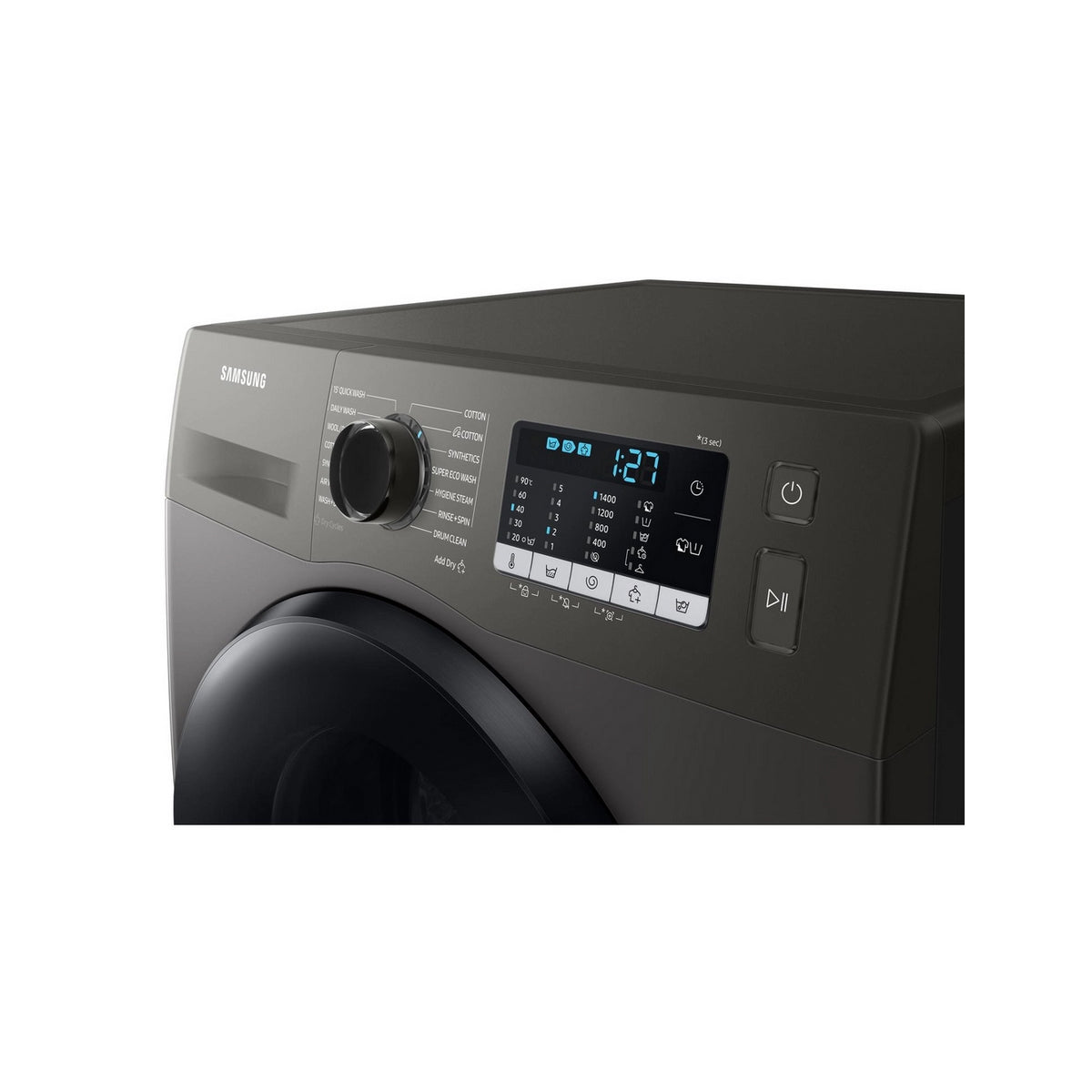 Samsung WD80TA046BX/EU 8kg/5kg Washer Dryer, 1400 Spin, 60cm Wide - Black