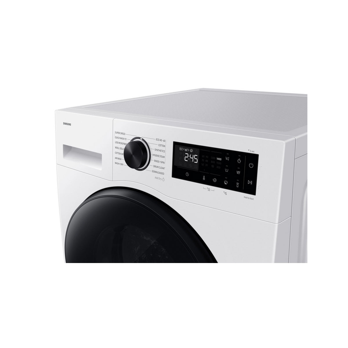 Samsung WD90HG5U34BEEU 9kg/6kg Freestanding Washer Dryer, 1400 Spin, 60cm Wide - White