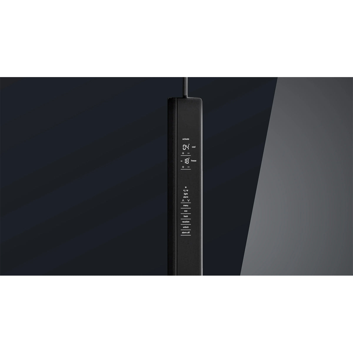 Siemens KF96RSBEA iQ700 Freestanding French Door Fridge Freezer With Bottom Glass, 401/171 Litre, Total noFrost, 90.5cm Wide - Black