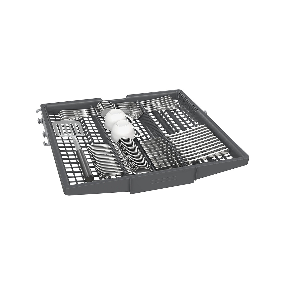 Siemens SN95YX02CG iQ500 Fully-Integrated Dishwasher, 14 Place Settings, 59.8cm Wide - varioHinge