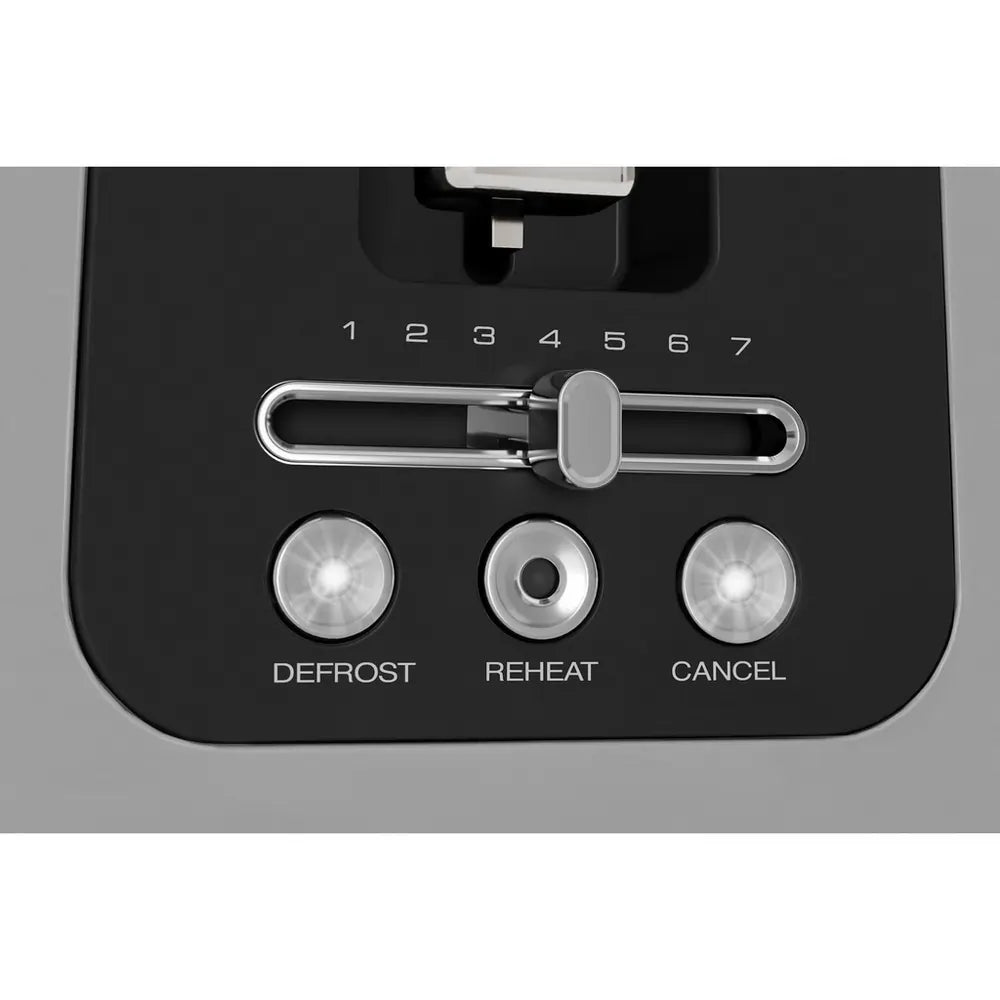 Morphy Richards Signature 245705 Long Slot 4-Slice Toaster, Grey - 73804888899957 