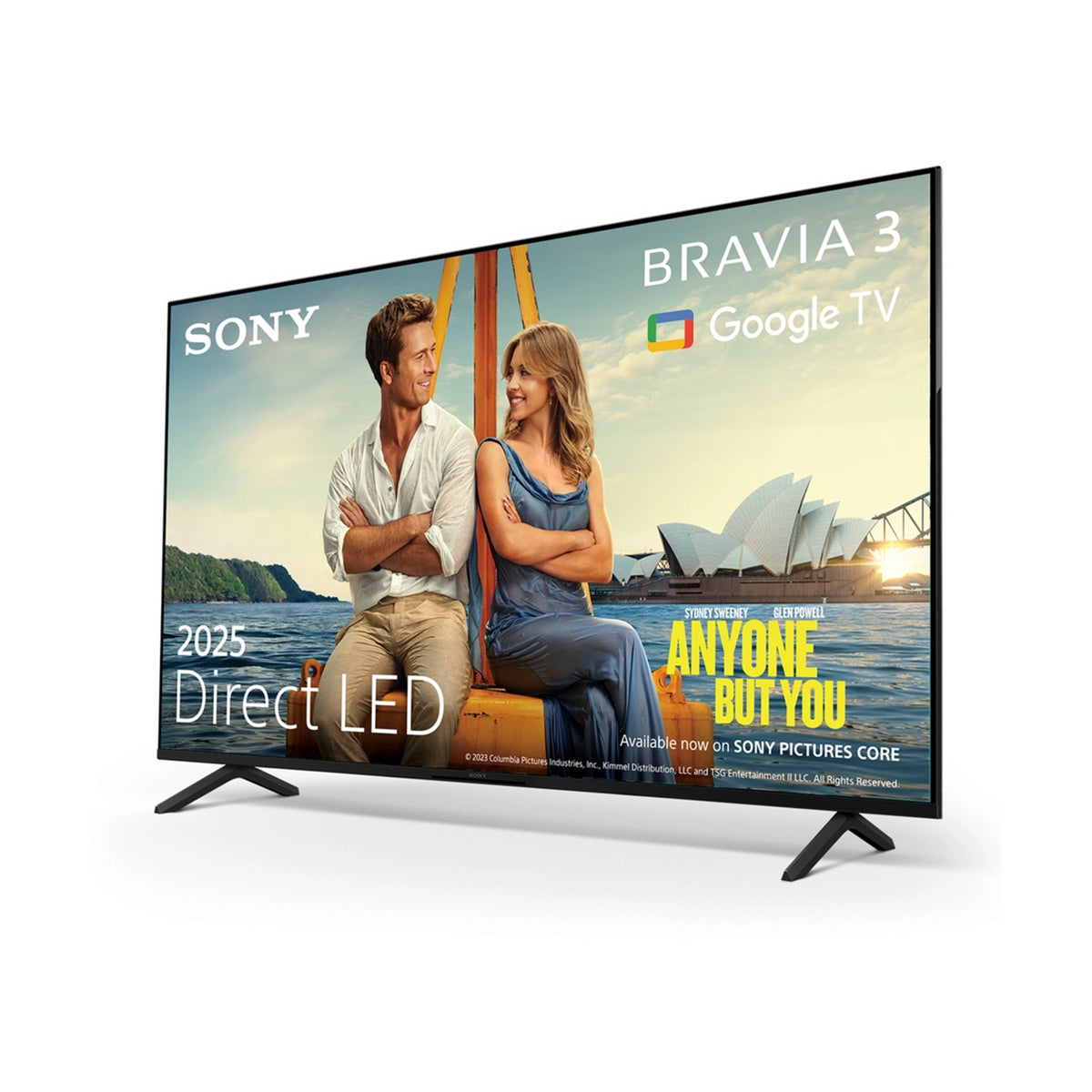 Sony K50S38B.UKA 50" 4K Bravia 3 HDR Google TV, Smart TV - Black