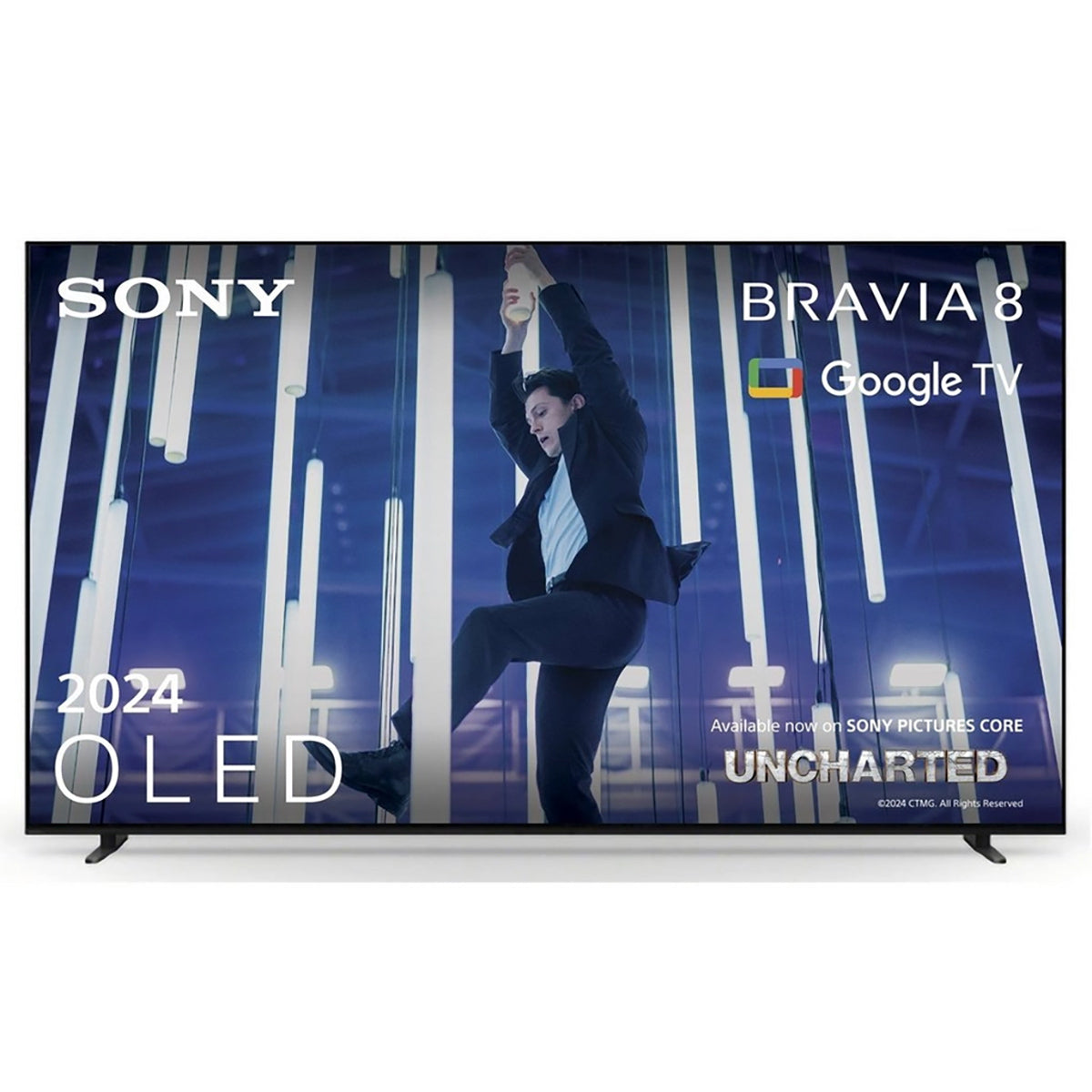 Sony K77XR80PU BRAVIA 8 77" 4K OLED TV, Smart TV - Black