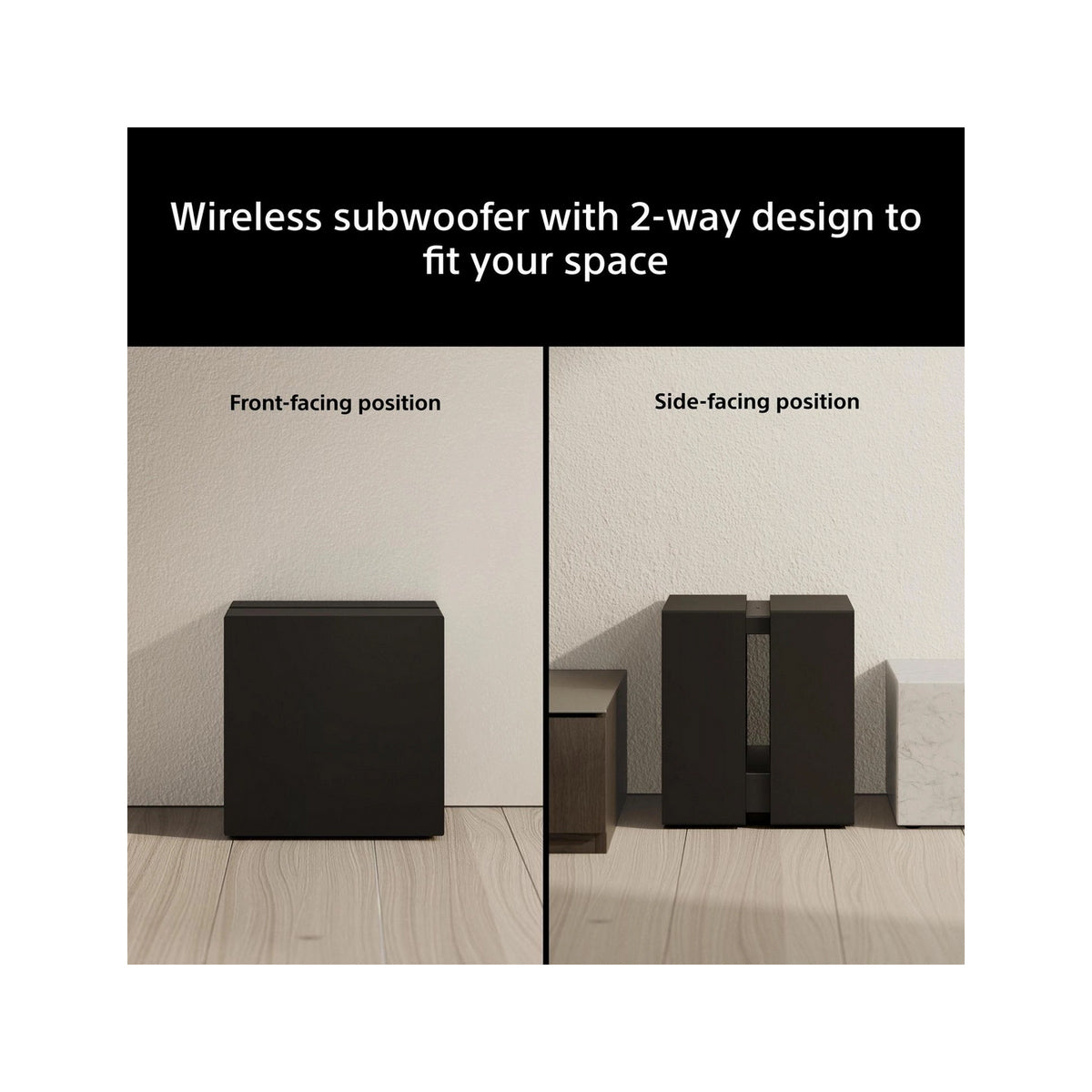 Sony SASW9.CEJ BRAVIA Theatre Sub 9 Wireless Subwoofer, 600W - Black