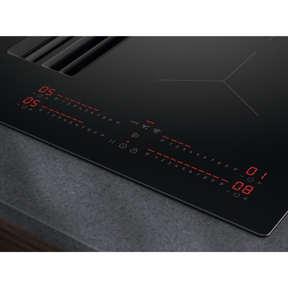 AEG TCH74B01CB 68cm Wide Venting Hob,Black - 43724666274015 