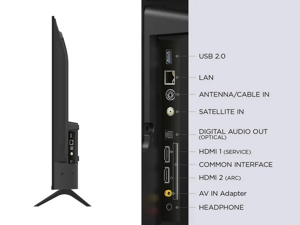 TCL 43S5400AK 43" Full HD Android Smart Television - 71743568511349 