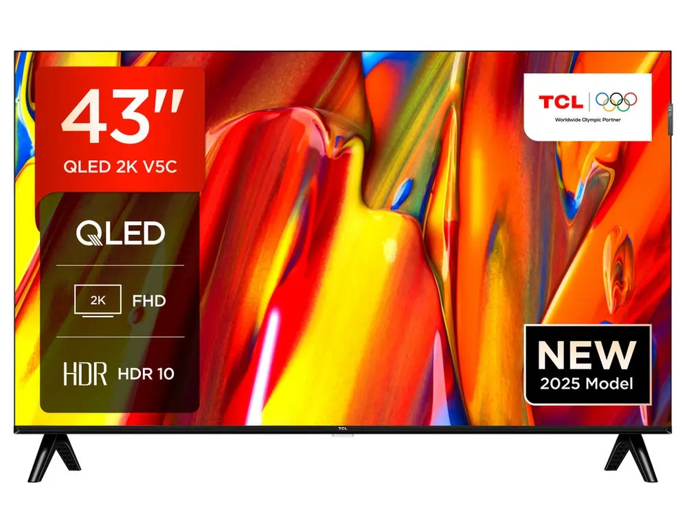 TCL 43V5C-UK 43" QLED FHD HDR Android Television