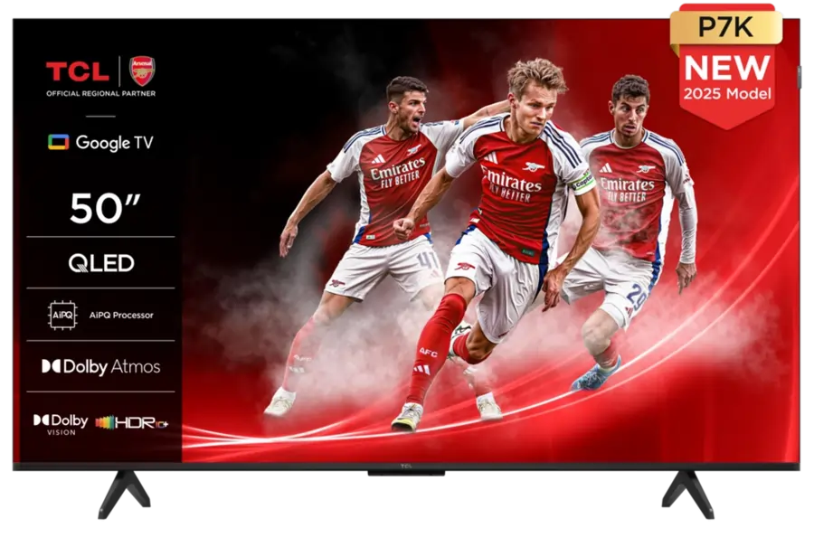 TCL 50P7K-UK 50" 4K QLED Direct LED HDR Google TV - 73534184718709 
