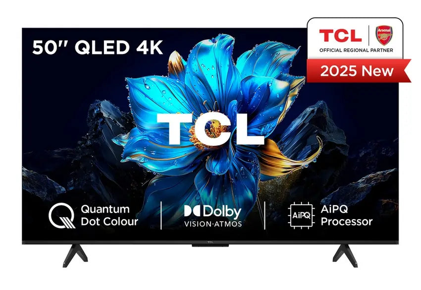 TCL 50P7K-UK 50" 4K QLED Direct LED HDR Google TV - 73534184489333 