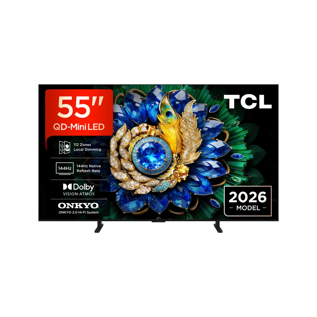 TCL 55A400M-UK 55" QD-MINI LED TV - Black