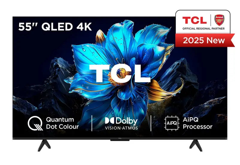 TCL 55P7K-UK 55" 4K QLED Direct LED HDR Google TV - 73534630756725 