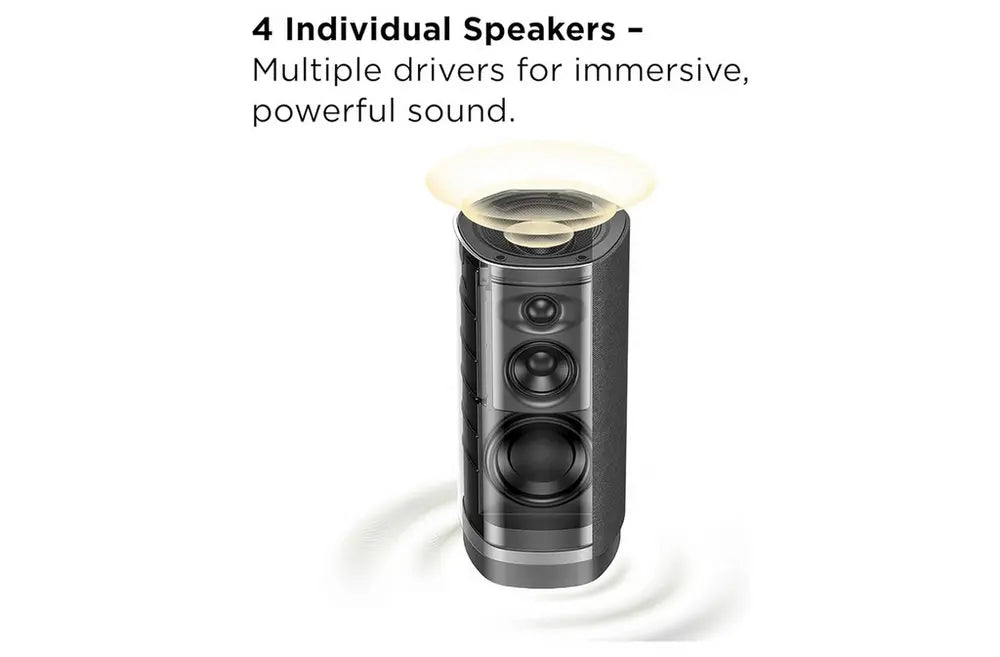 TCL Z100-UK Metal-UK Wireless Dolby Atmos FlexConnect Speaker, Black