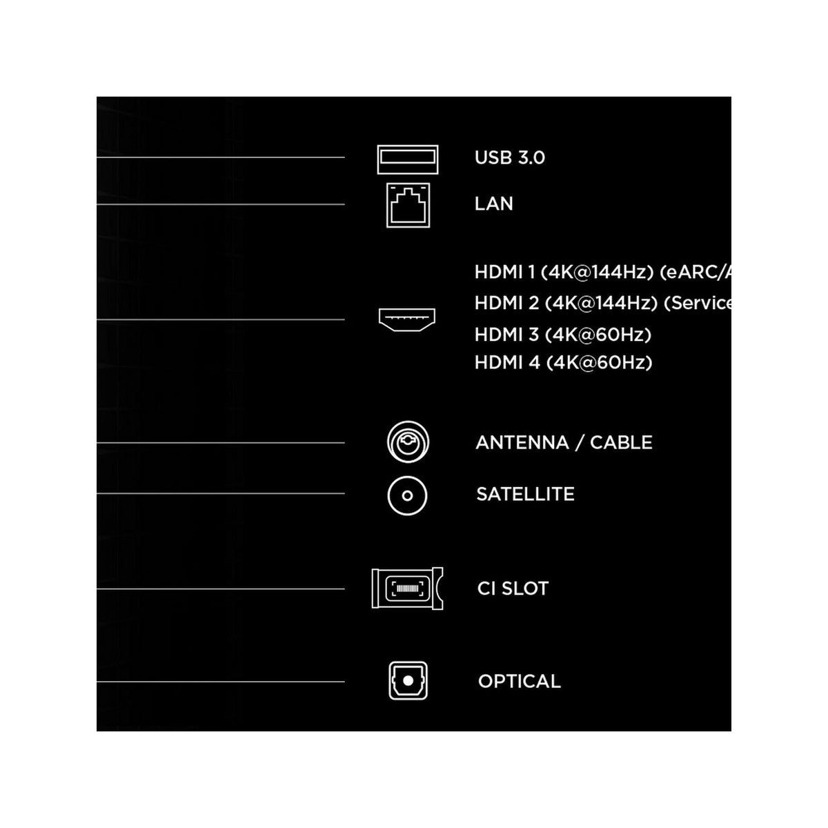 TCL 75A400M-UK 75" QD-MINI LED TV - Black