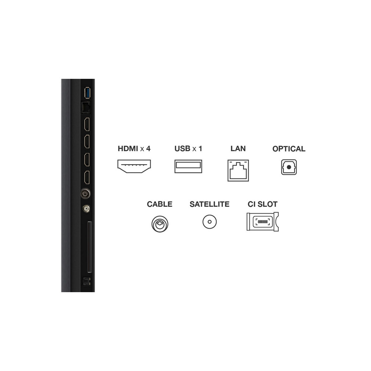 TCL 98Q6C-UK 98" 4K QD-Mini LED UHD Smart Google TV - Black