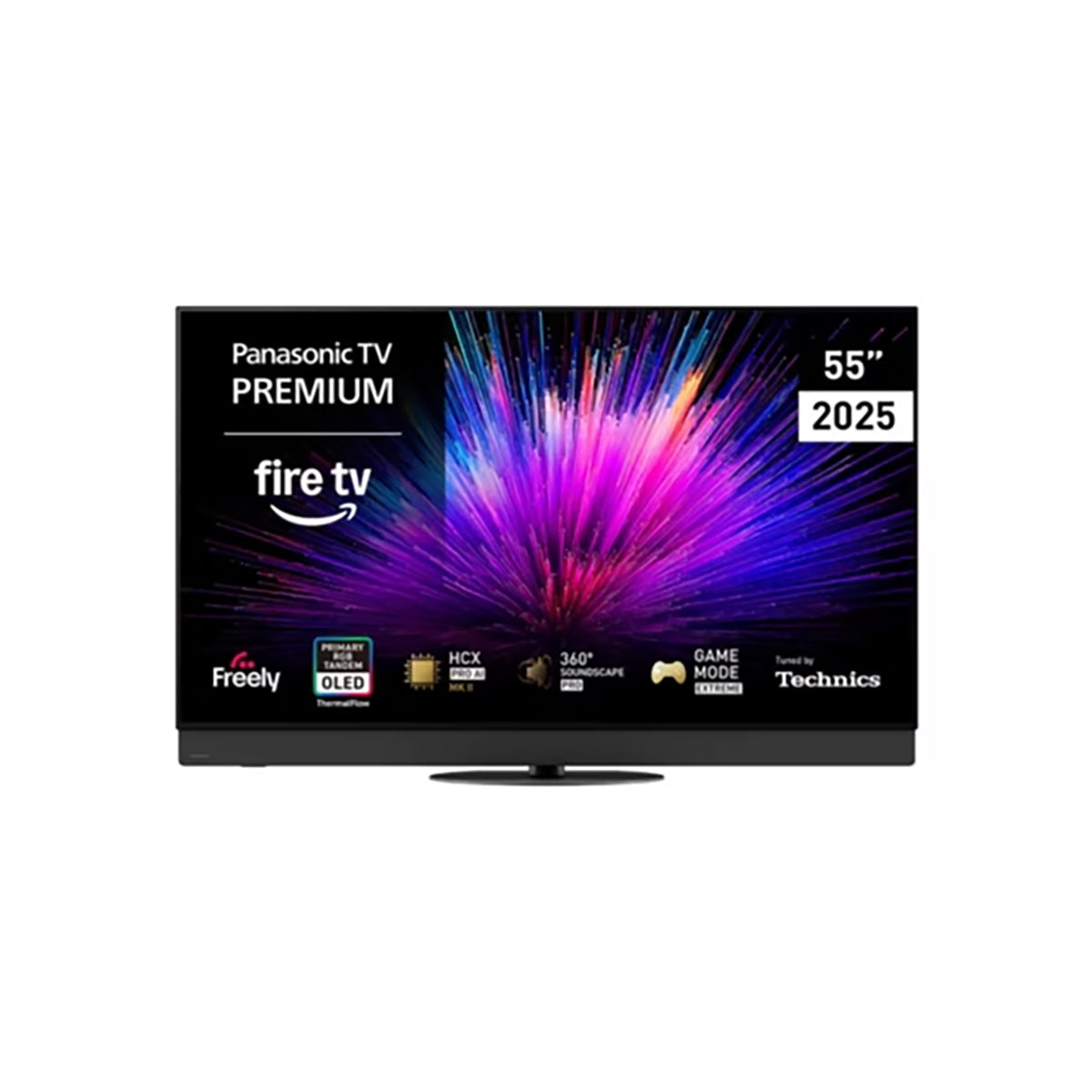 Panasonic TV55Z95BEB 55 Inch Next-Gen OLED 4K HDR Smart TV, Fire TV, HCX Pro AI Processor MK II - 122.7cm Wide