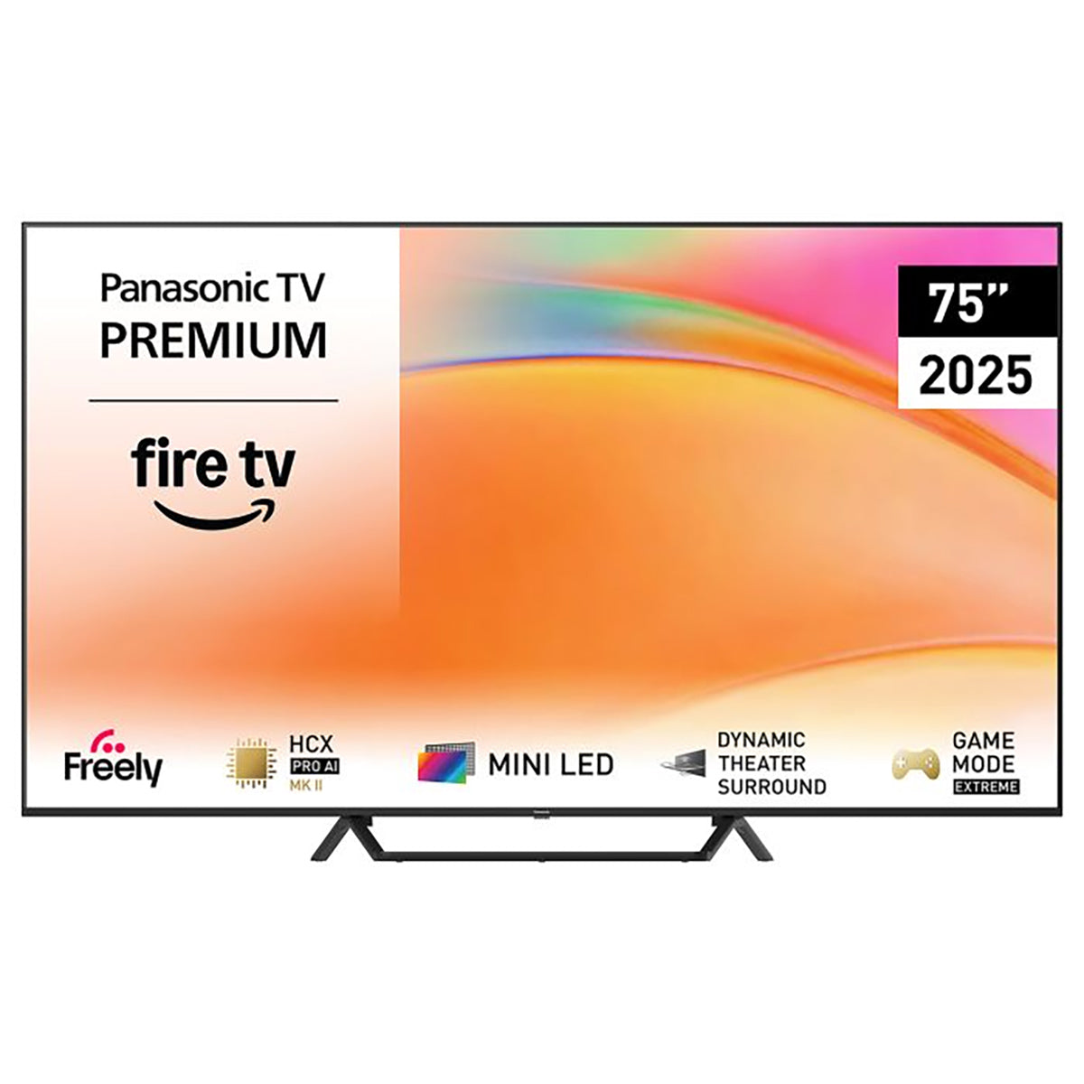 Panasonic TV75W95BEB 75 Inch Mini LED 4K HDR Smart TV, Fire TV, HCX Pro AI Processor MK II - 166.8cm Wide