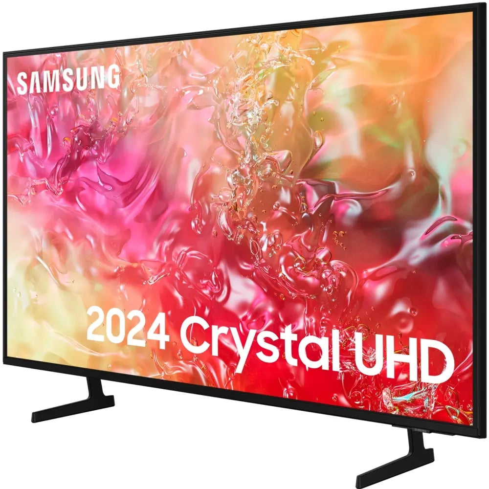 Samsung UE43DU7100 (2024) LED HDR 4K Ultra HD Smart TV, 43 inch with TVPlus, Black - 72405116780917 