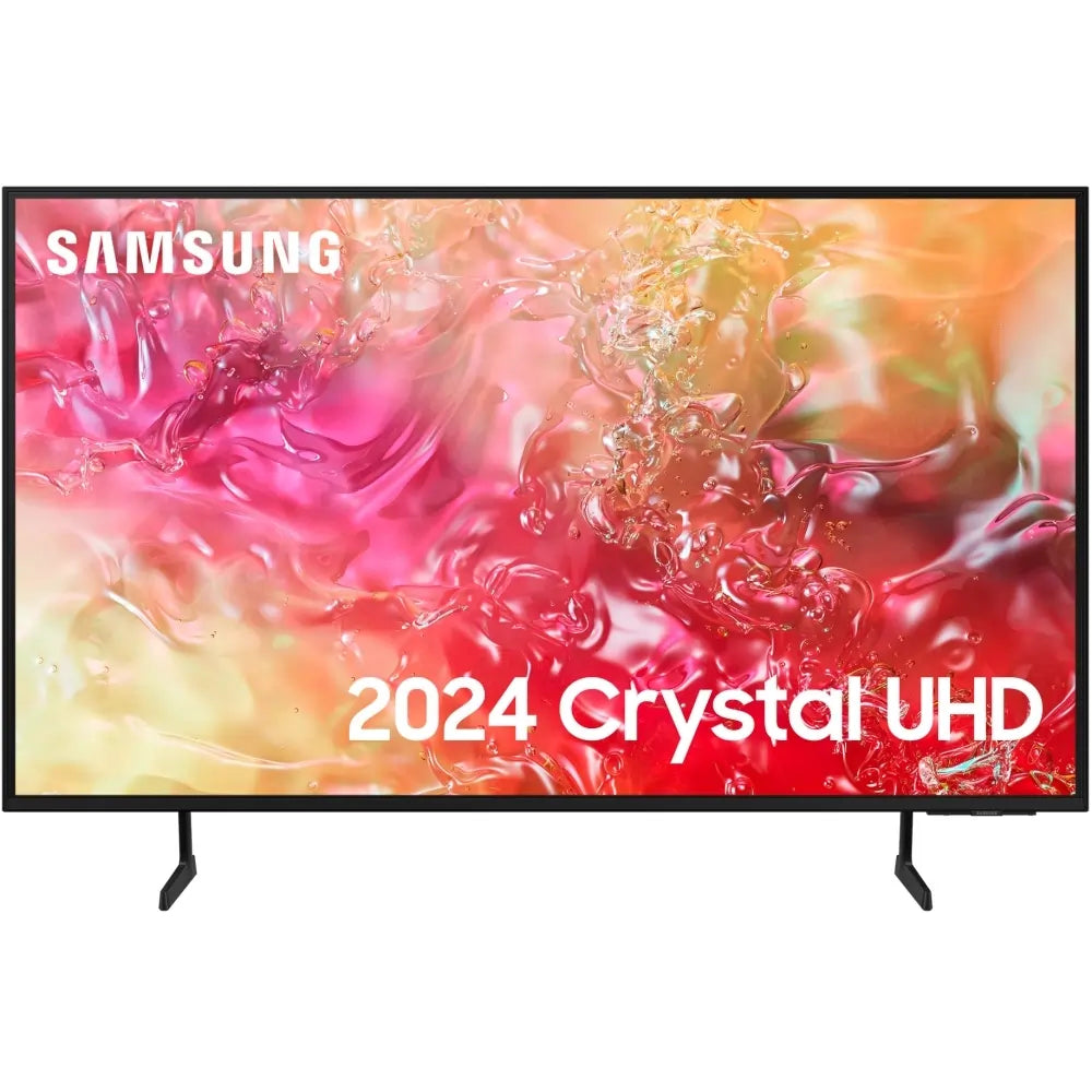 Samsung UE43DU7100 (2024) LED HDR 4K Ultra HD Smart TV, 43 inch with TVPlus, Black - 72405116715381 