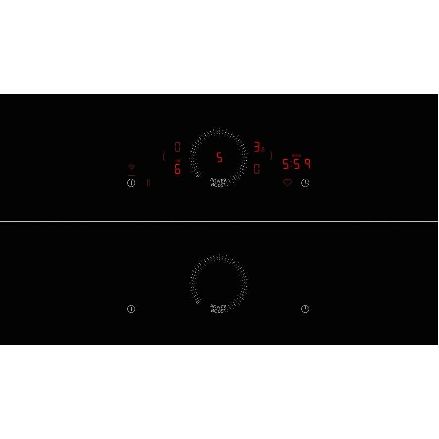 Neff V58NHQ4L0 N70 80cm Vented Hob, Black, B Rated - 43657910845663 