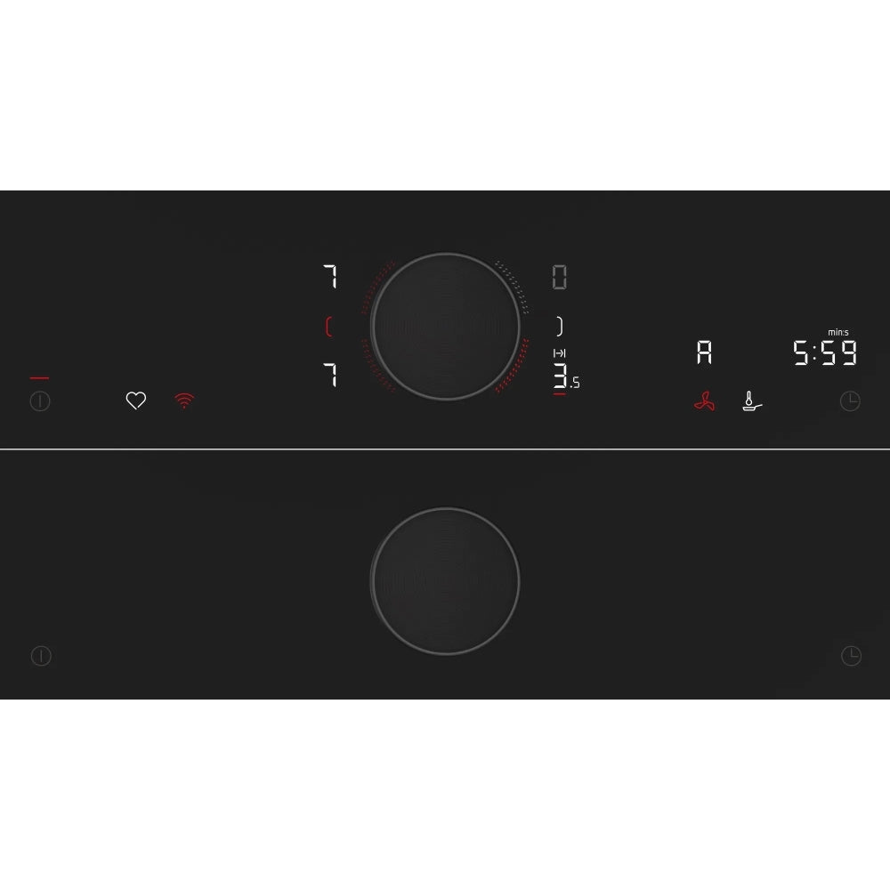 Neff V68AUX4C0 N90 83cm Vented Hob, Black, B Rated - 43657910255839 