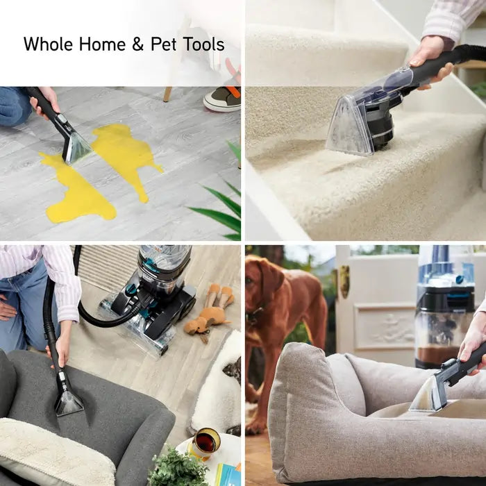 Vax CDCWPMXP Platinum Power Max Pet-Design Carpet Vaccum Cleaner, Black & Teal