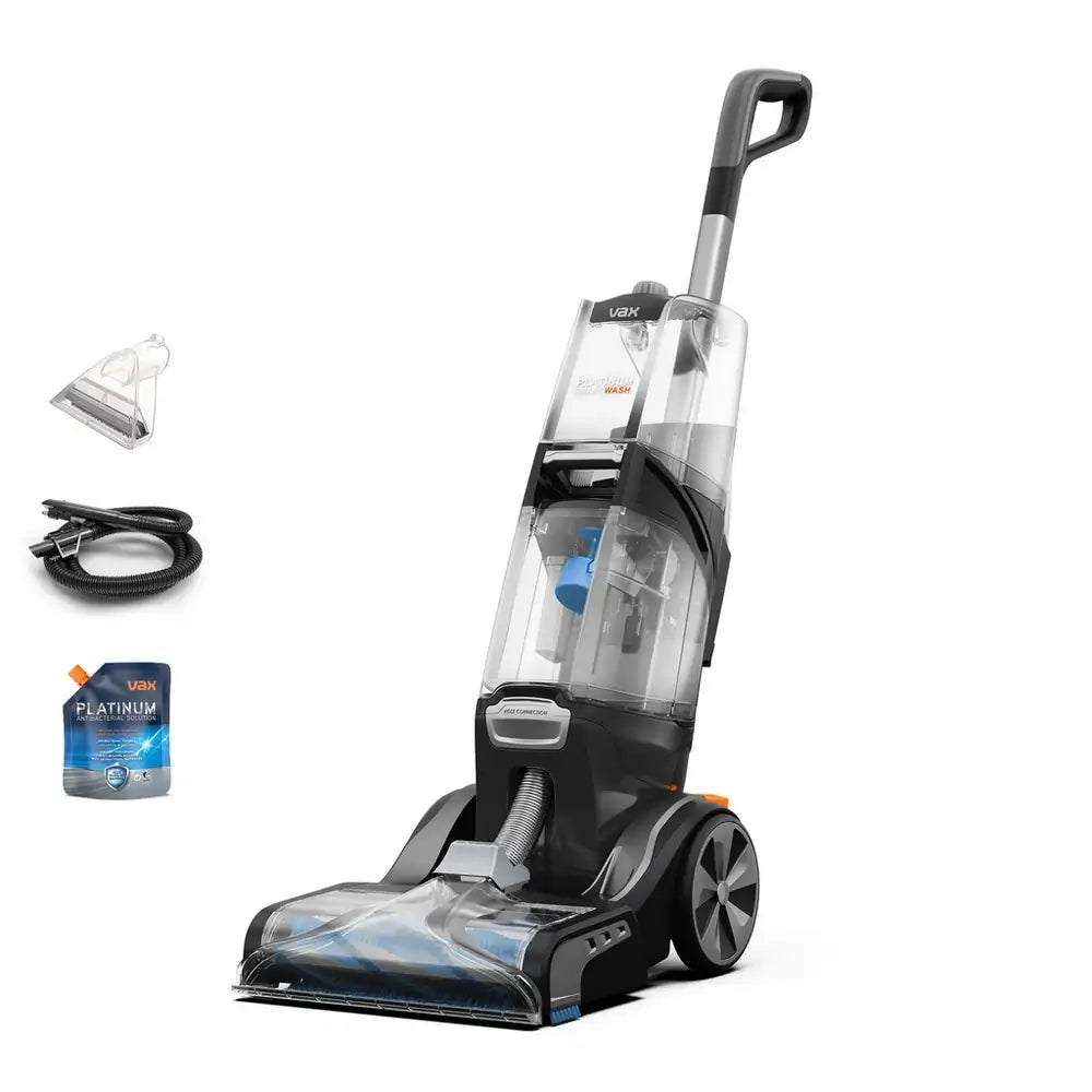 VAX CDCW-SWXC Platinum SmartWash Classic Carpet Cleaner, Silver & Blue