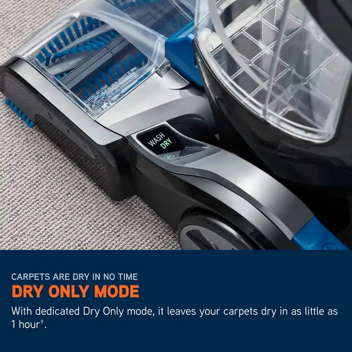 VAX CDCW-SWXS Platinum SmartWash Carpet Cleaner, Charcoal & Blue