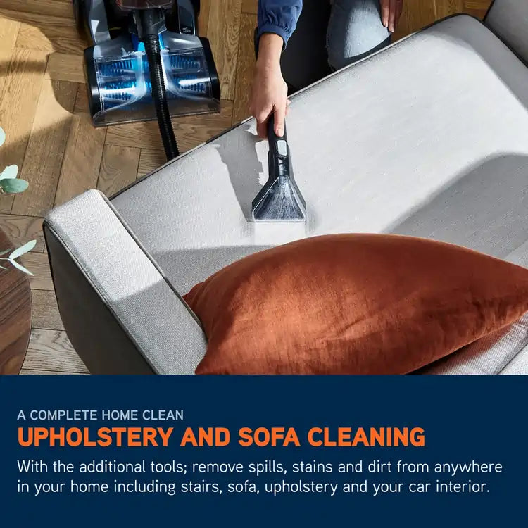 VAX CDCW-SWXS Platinum SmartWash Carpet Cleaner, Charcoal & Blue