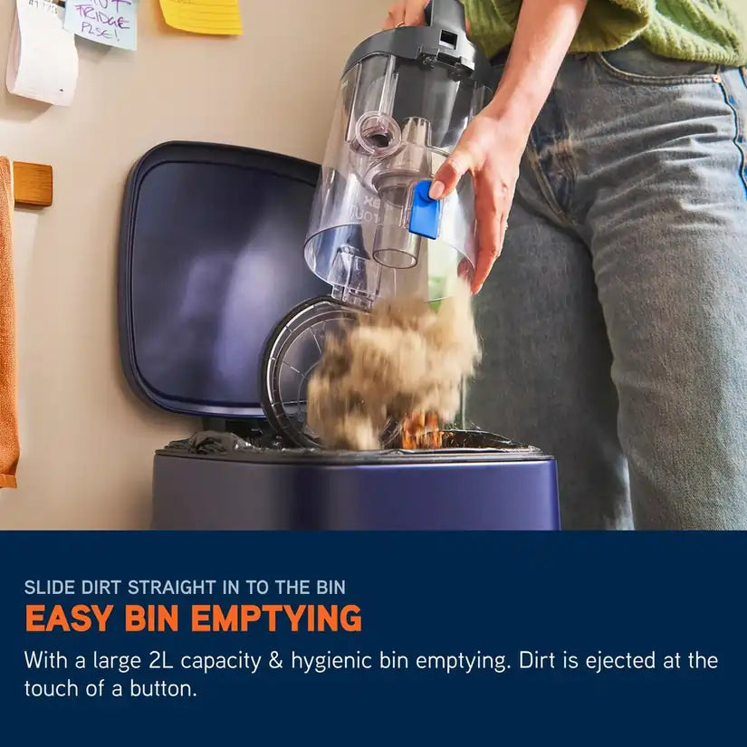 Vax CDUP-LOXR LiftOut Reach Pet Upright Vacuum Cleaner, Graphite/Blue