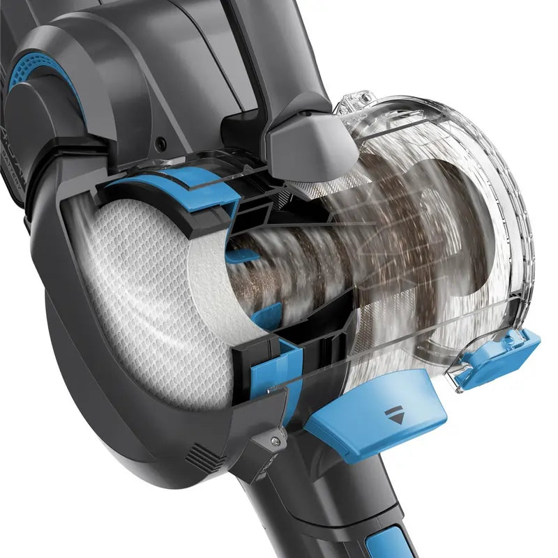 VAX CLSVB4CA Blade 4 Classic Plus Cordless Vacuum Cleaner, Graphite & Blue