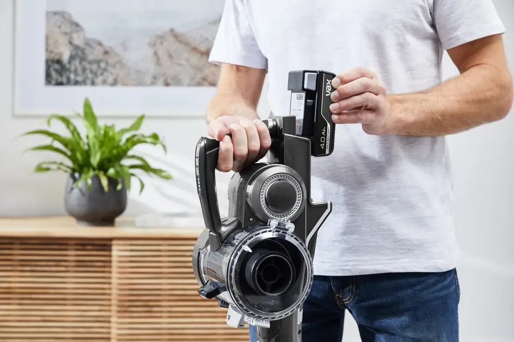 VAX CLSVB4CS Blade 4 Classic Cordless Vacuum Cleaner, Graphite & Silver - 73585326424437 