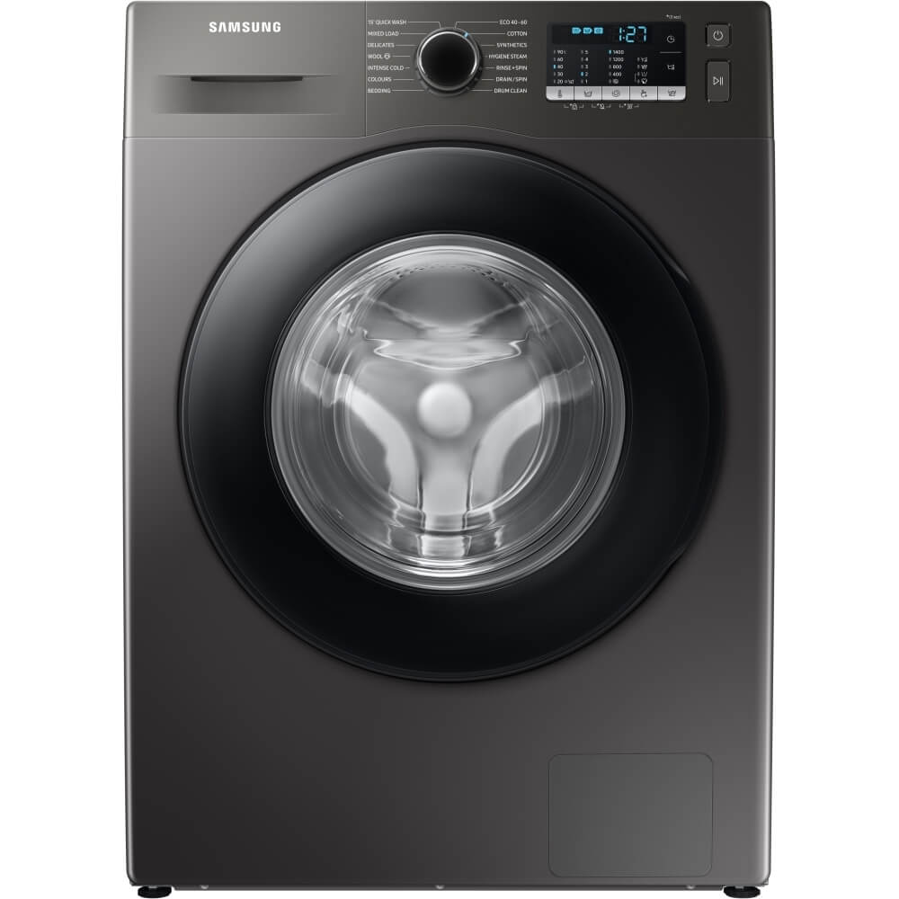 Samsung WW11BGA046AXEU Washing Machine, 11kg, 1400 Spin, Grey, A Rated - 43939527885023 